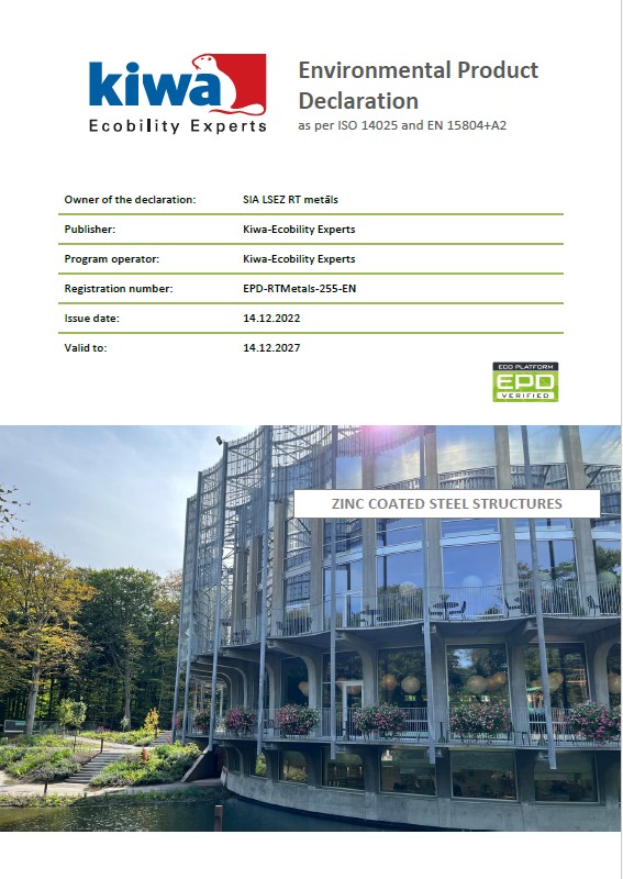 Zinc Coated Steel Structures
